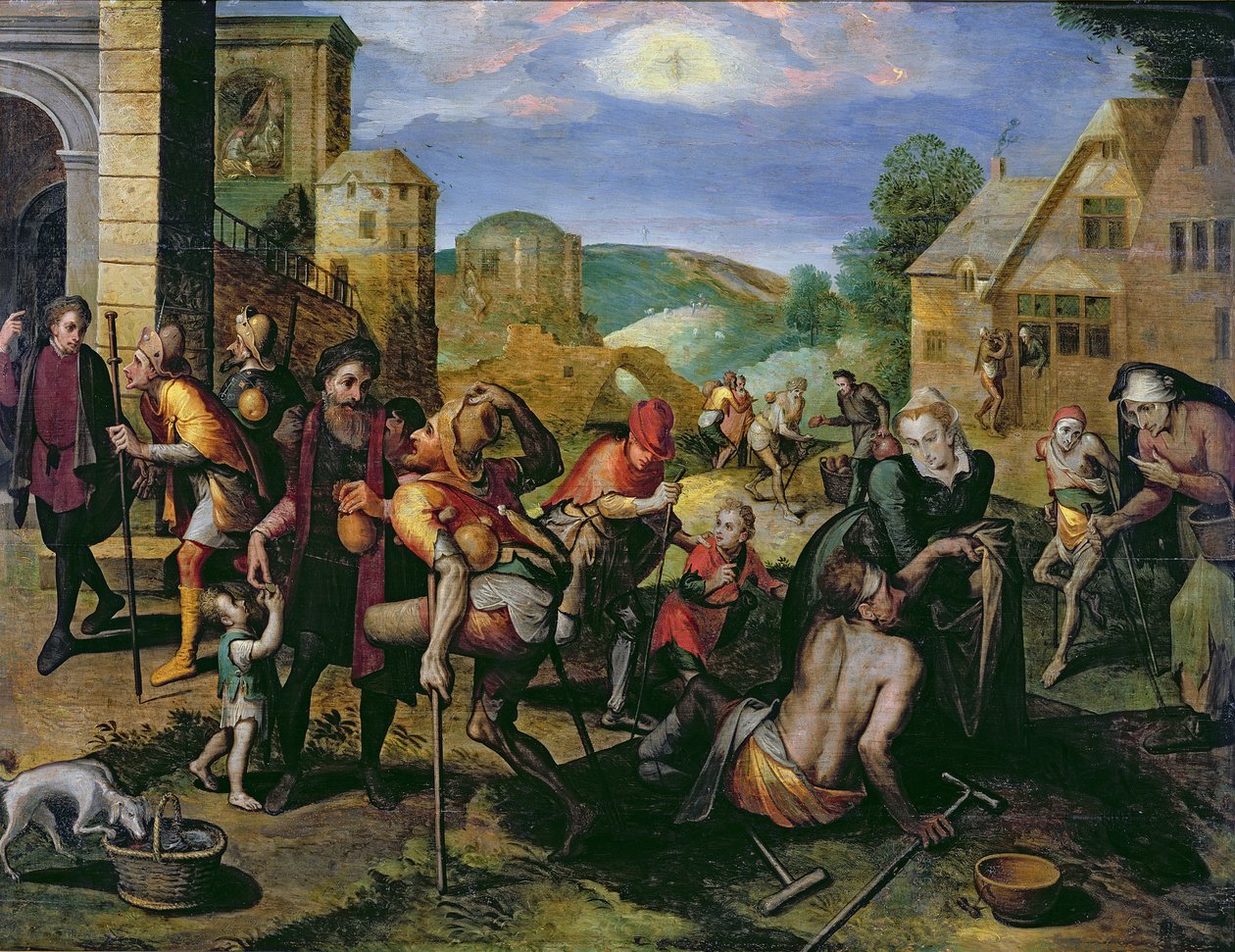 Skutky milosrdenství od Master of the Prodigal Son