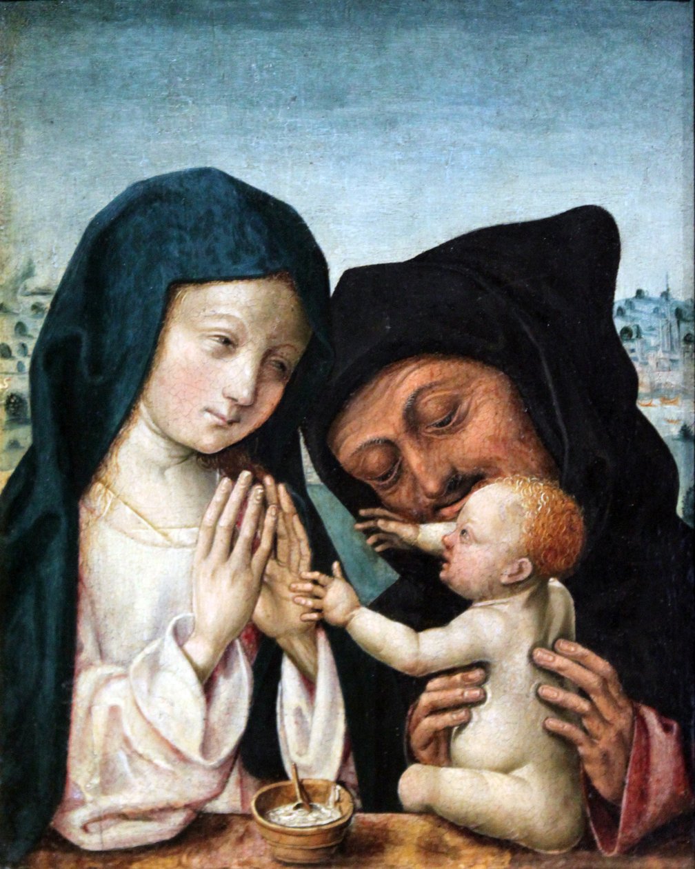Svatá rodina od Master of the Saint Bartholomew Altarpiece