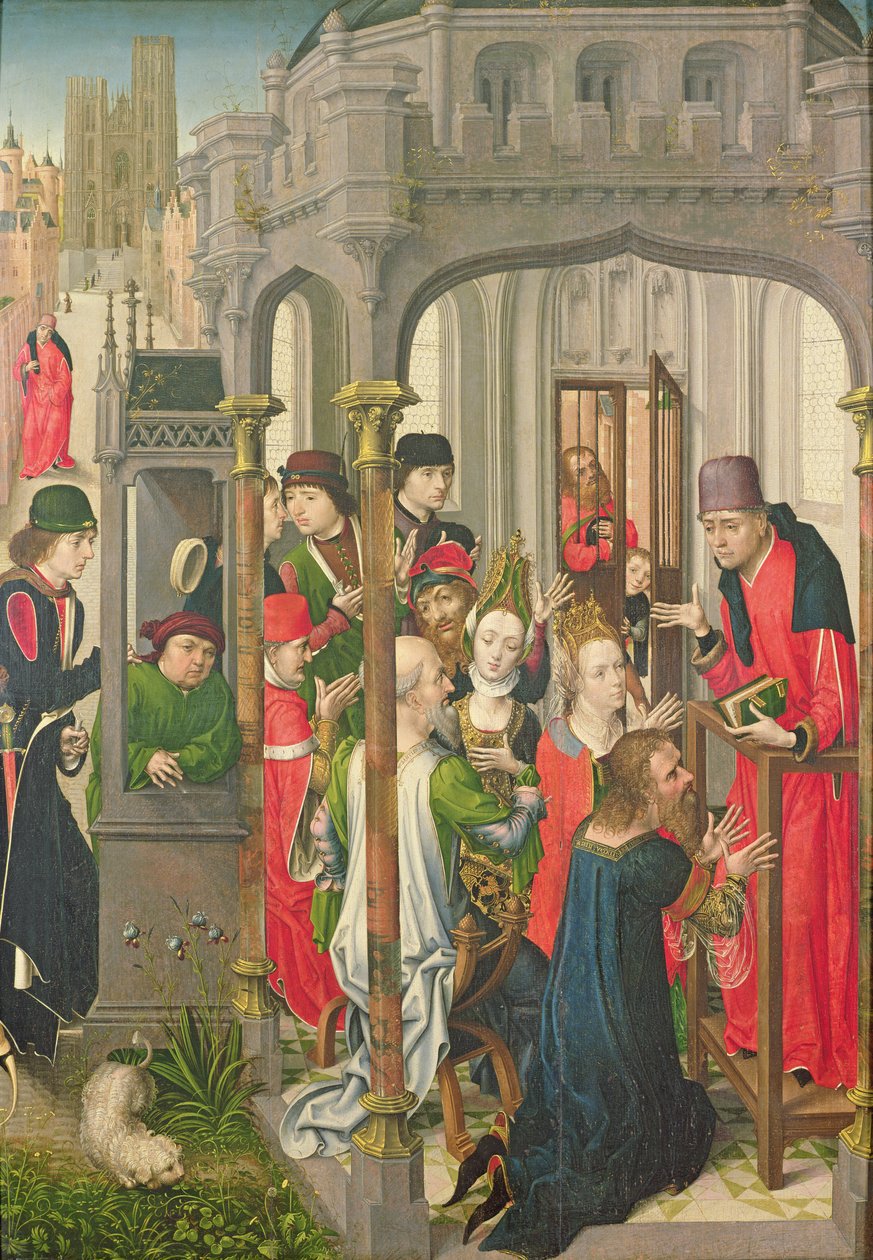 Pastorační vyučování, c.1470 od Master of the View of St. Gudule