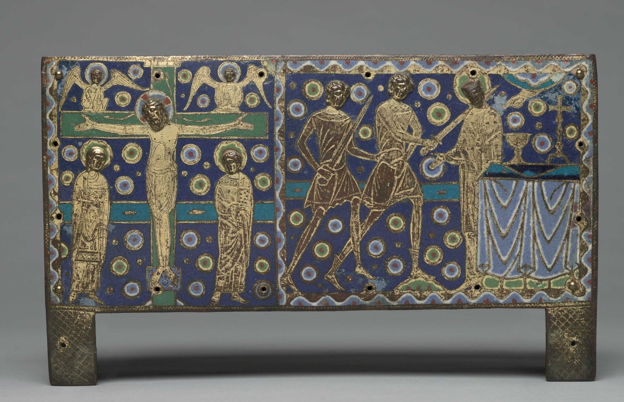 Plaketa z Chasse pro relikvie svatého Tomáše Becketa, 1220-1225 od Master G. Alpais