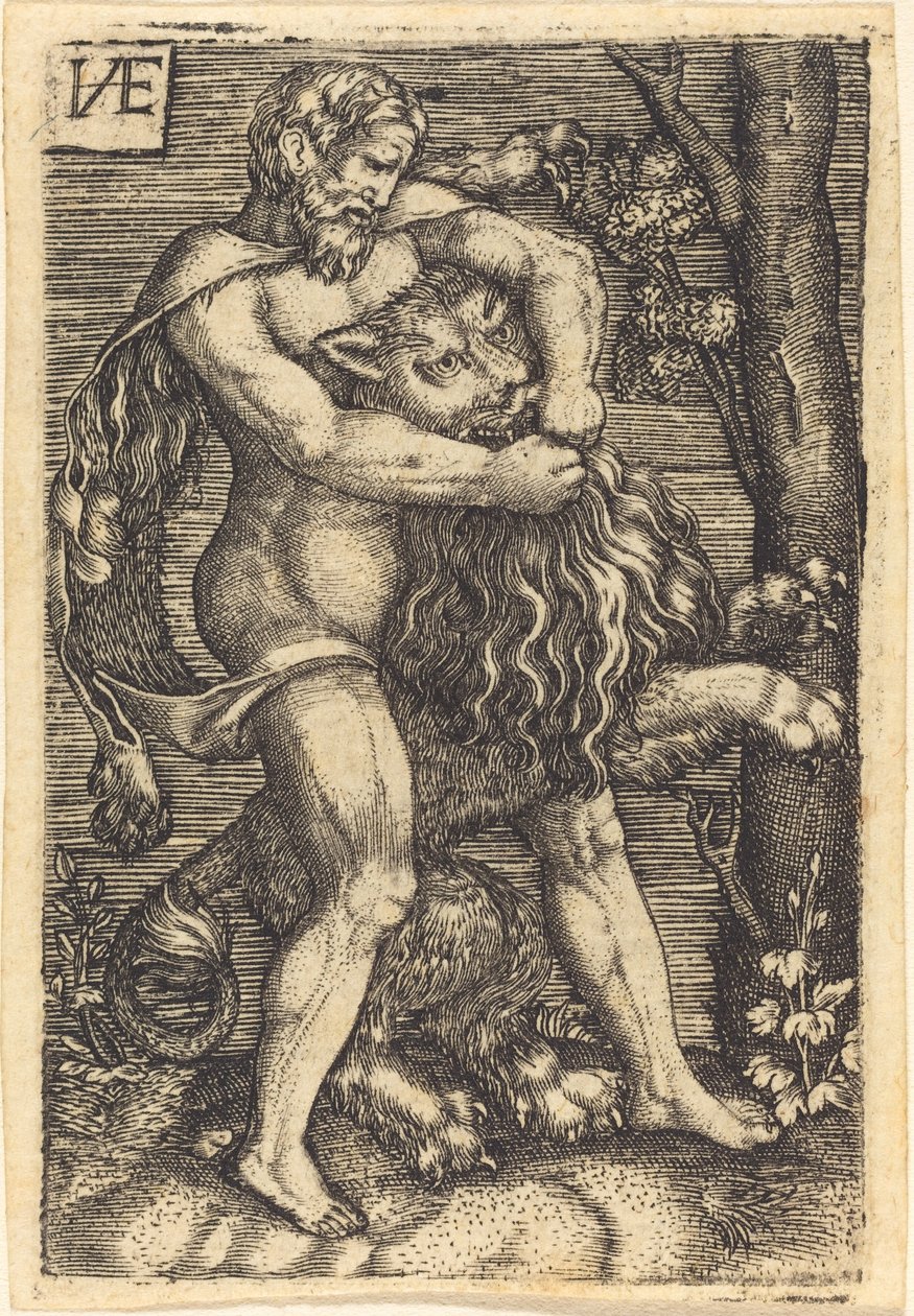 Hercules zabíjení lva od Master HVE