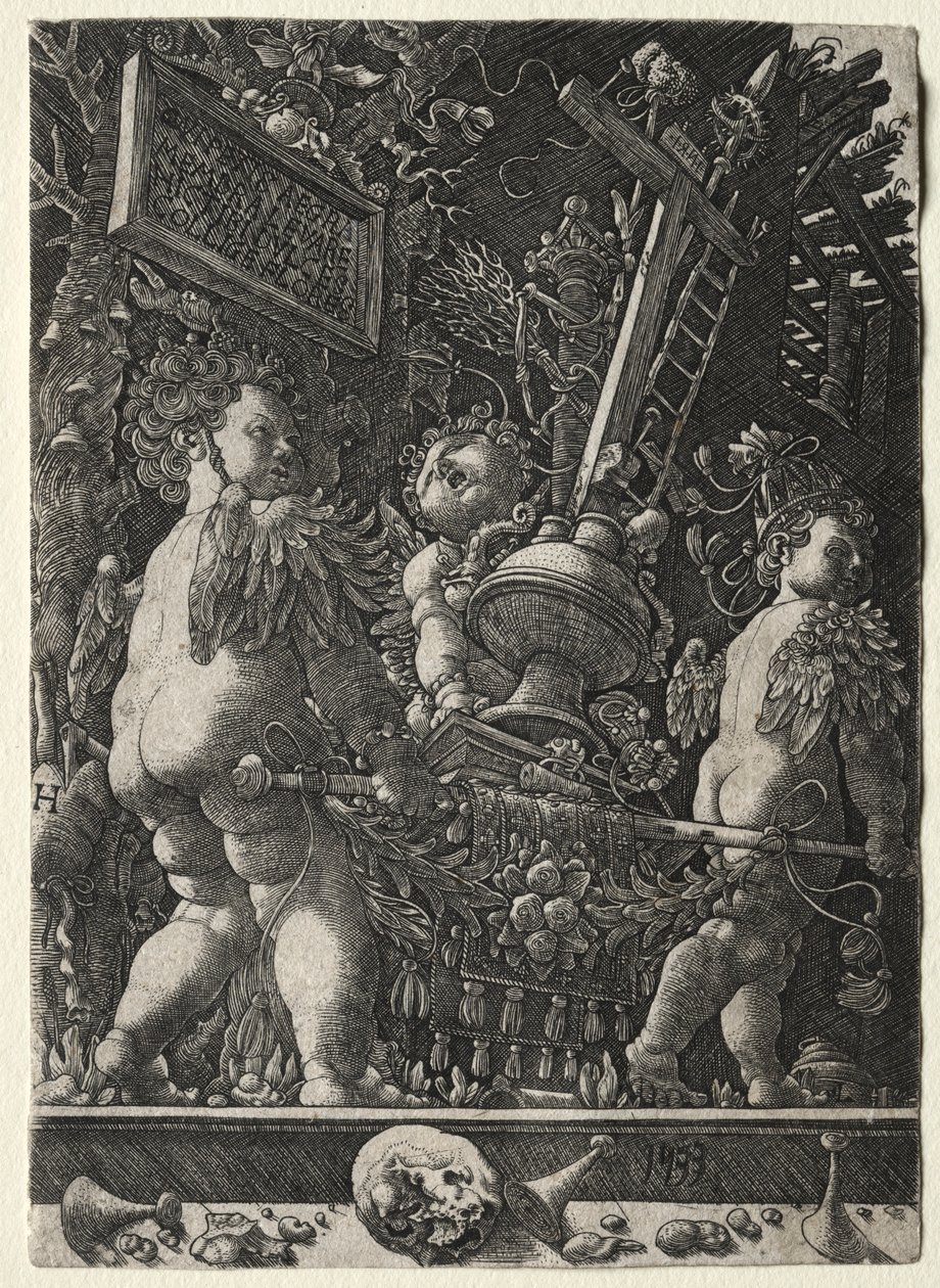 Andělé nesoucí emblémy umučení, 1533. od Master H. L.