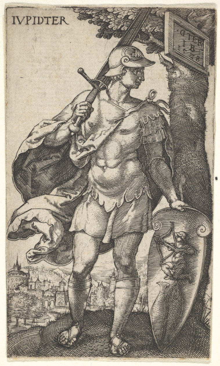 Jupiter z filmu Bohové, kteří vládnou planetám, 1528. od Master I.B.