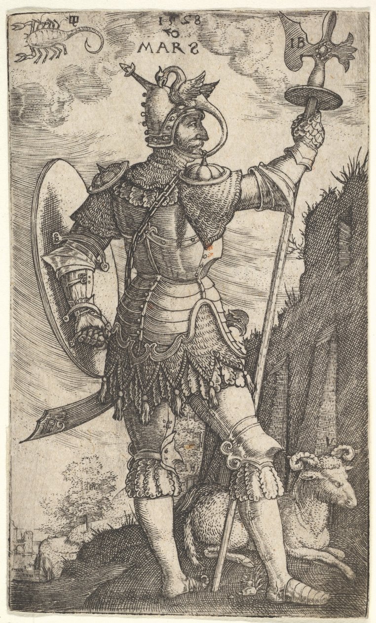 Mars z filmu Bohové, kteří vládnou planetě, 1528. od Master I.B.