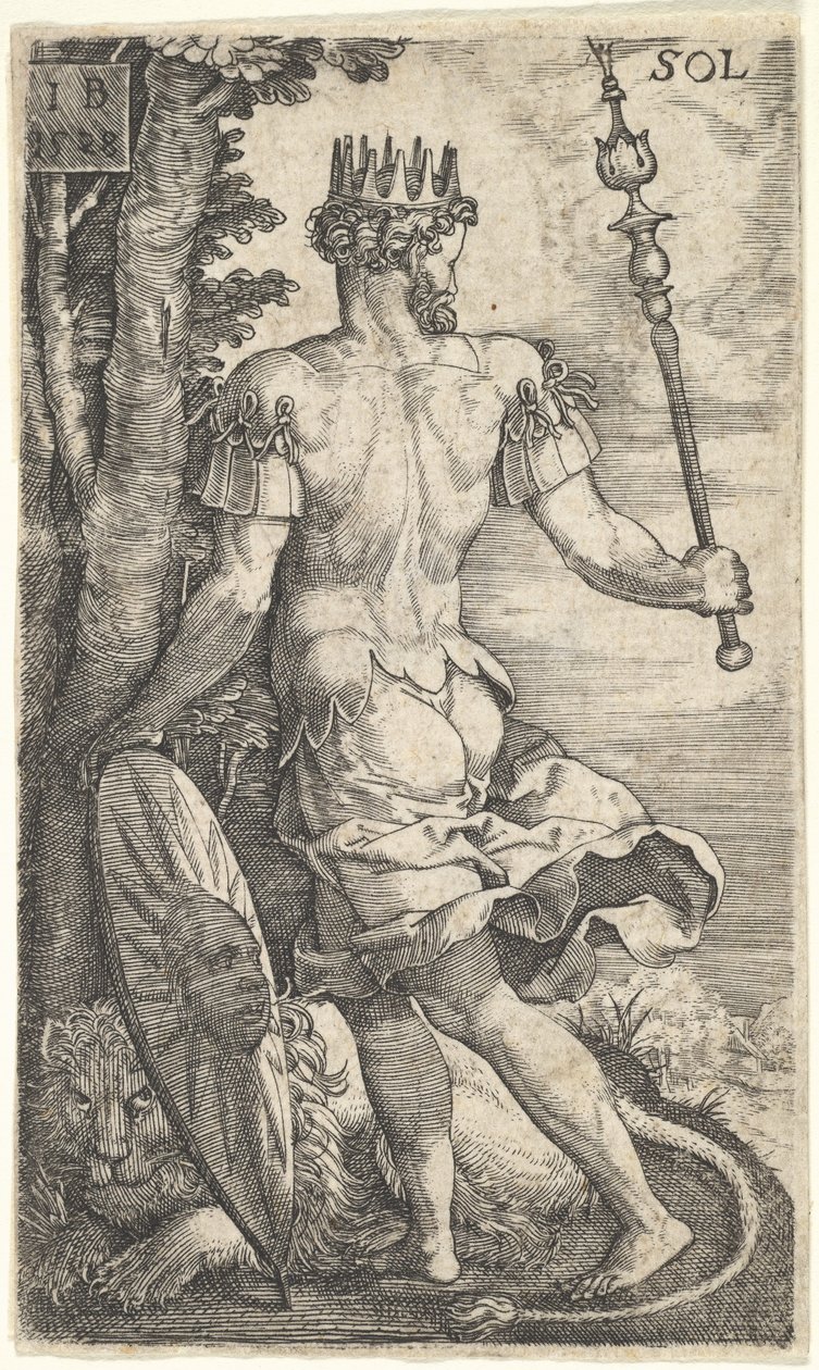 Slunce z bohů, kteří vládnou planetám, 1528. od Master I.B.