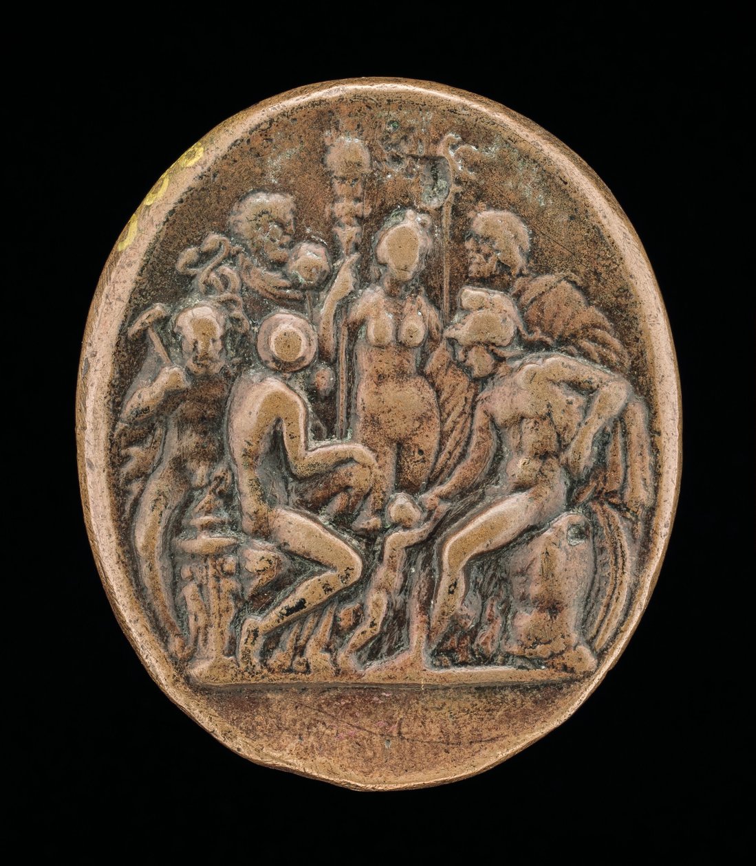 An Assembly of Gods [reverse], druhá polovina 15. století. od Master IO.FF.