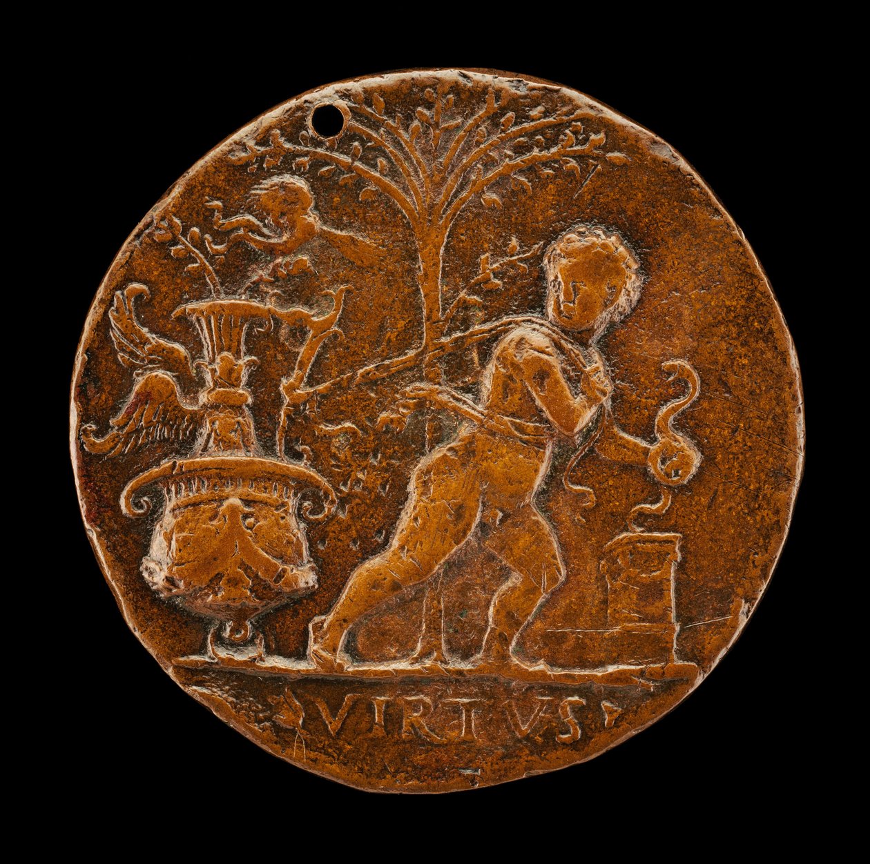 Alegorický výjev [avers], 16. stol. od Master I.S.A.