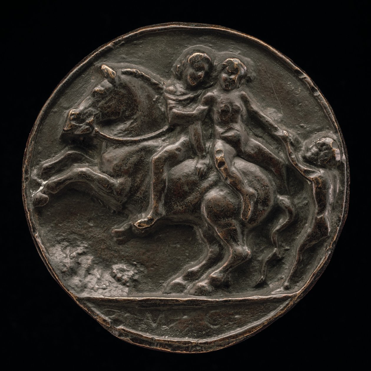 Nymfa unesená jezdcem, c. 1500. od Master M.C.