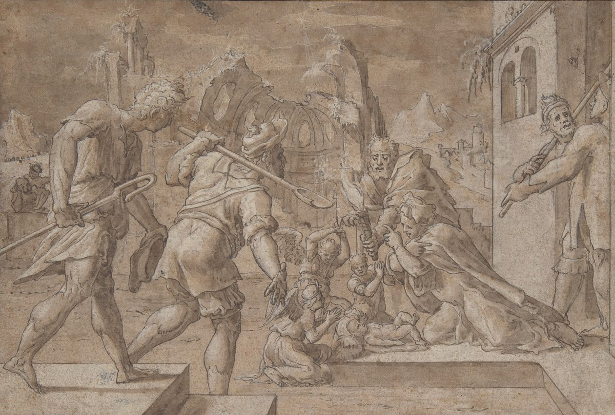 Klanění pastýřů, ca. 1549-50. od Master Of The Liechtenstein Adoration