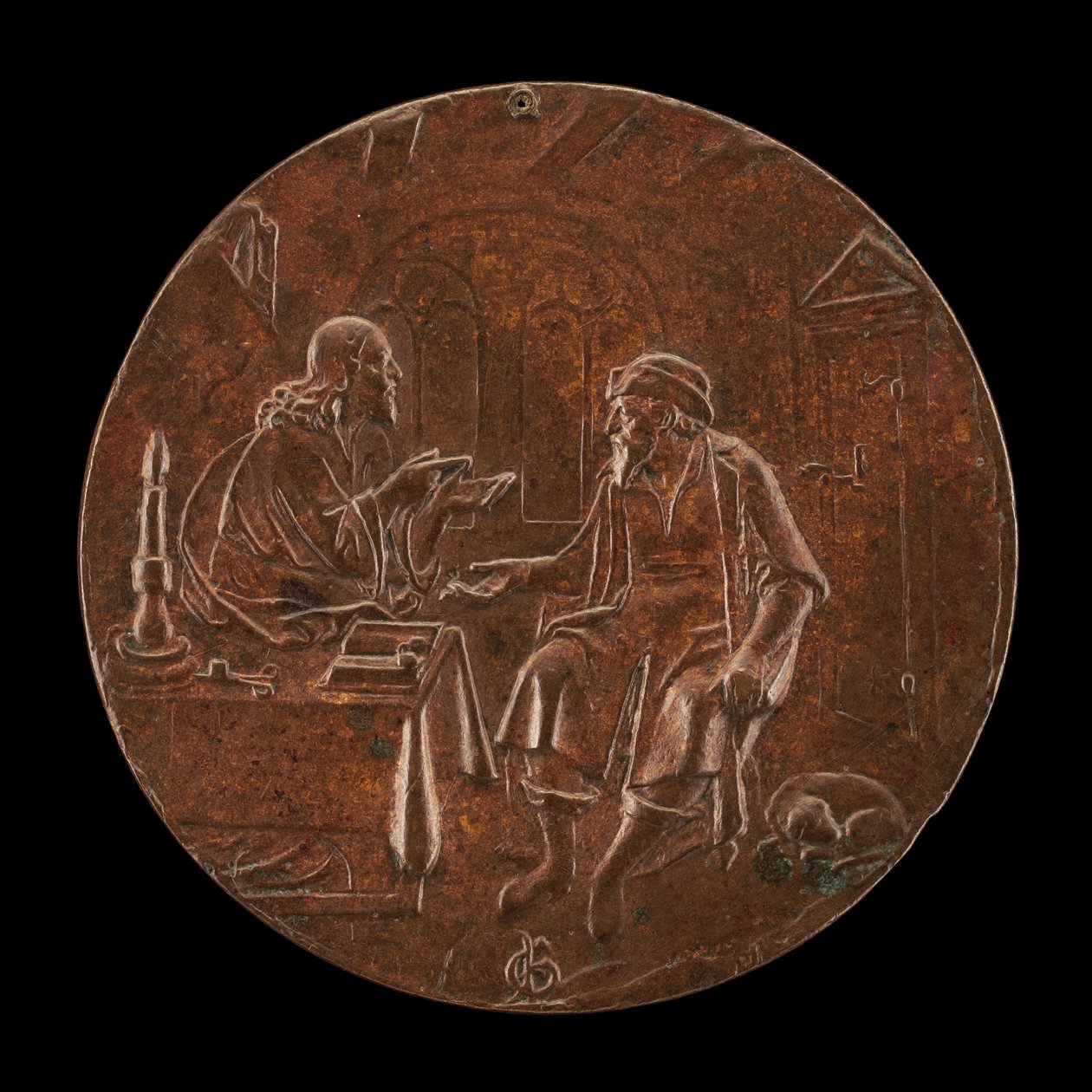 Kristus a Nikodém, c. 1550. od Master P.G.