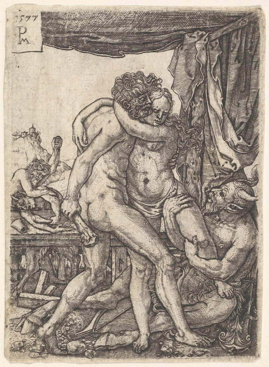 Herkules bojující s Kentaury, 1577. od Master PM