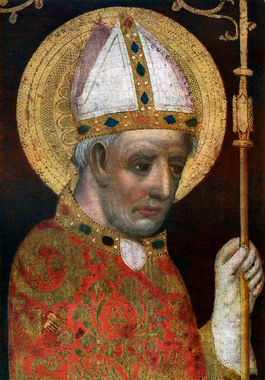 Svatý Vojtěch, detail, po 1370 1955 od Master Theodoric