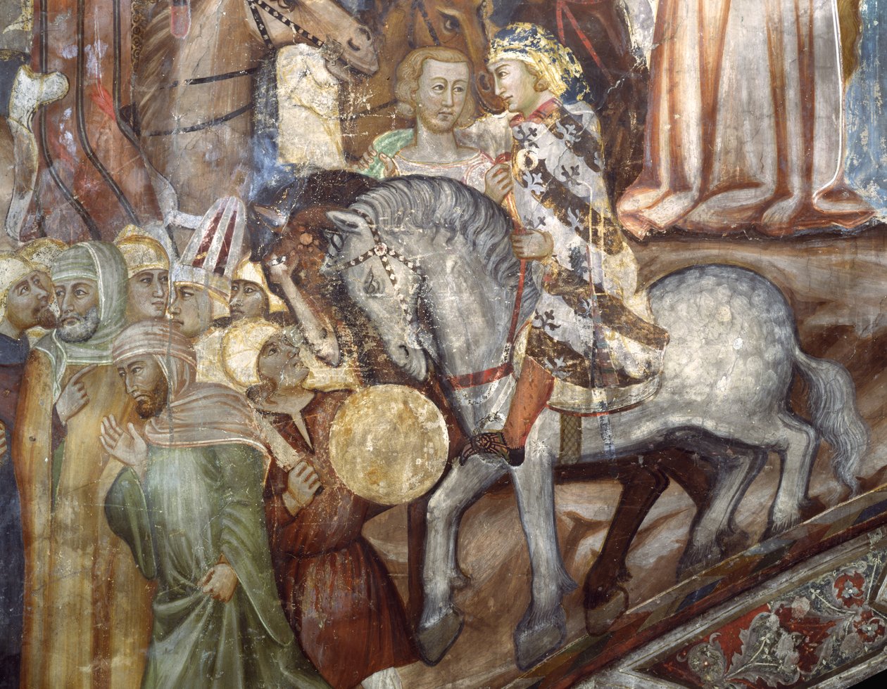 Detail z Ukřižování od Master Trecentesco of Sacro Speco School