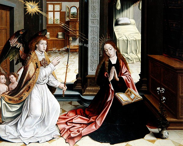 Zvěstování od Master of 1518