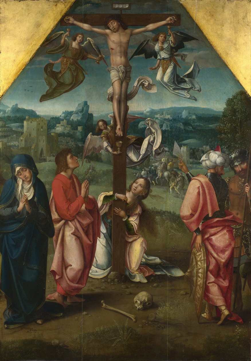Ukřižování, asi 1518 od Master of 1518
