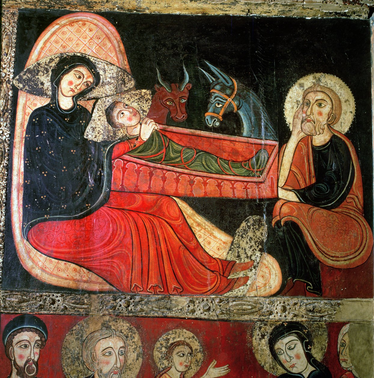 Narození Páně, z čelního oltáře Santa Maria d