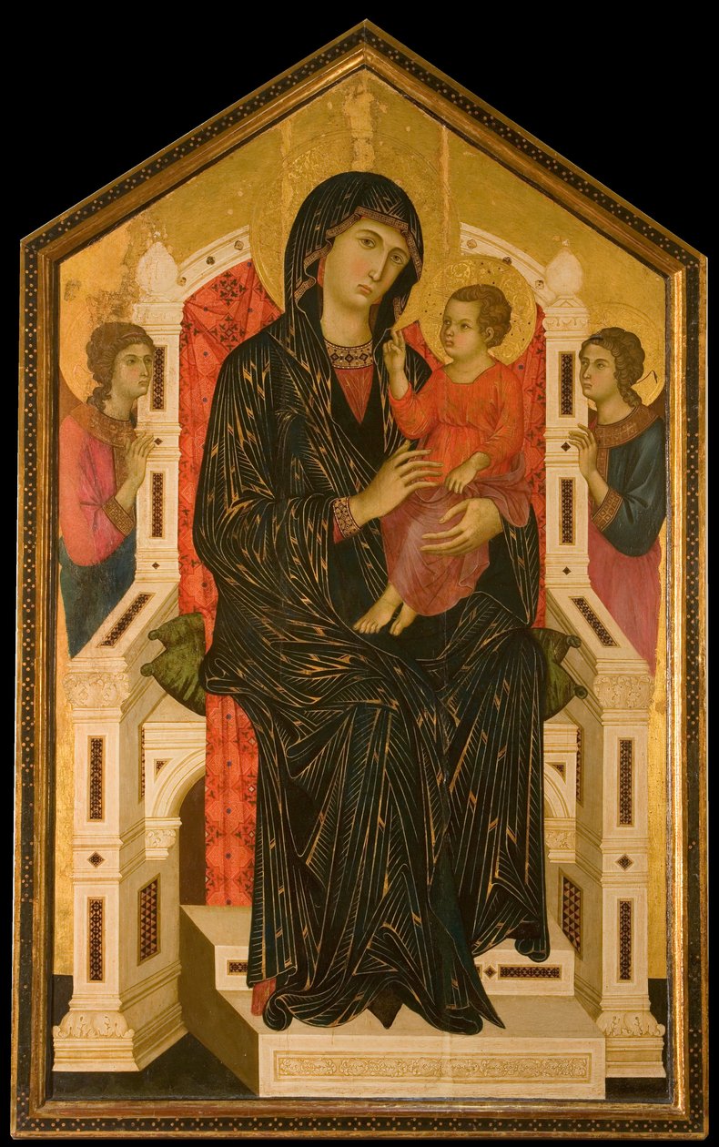 Maestà, druhá polovina 13. století od Master of Badia a Isola