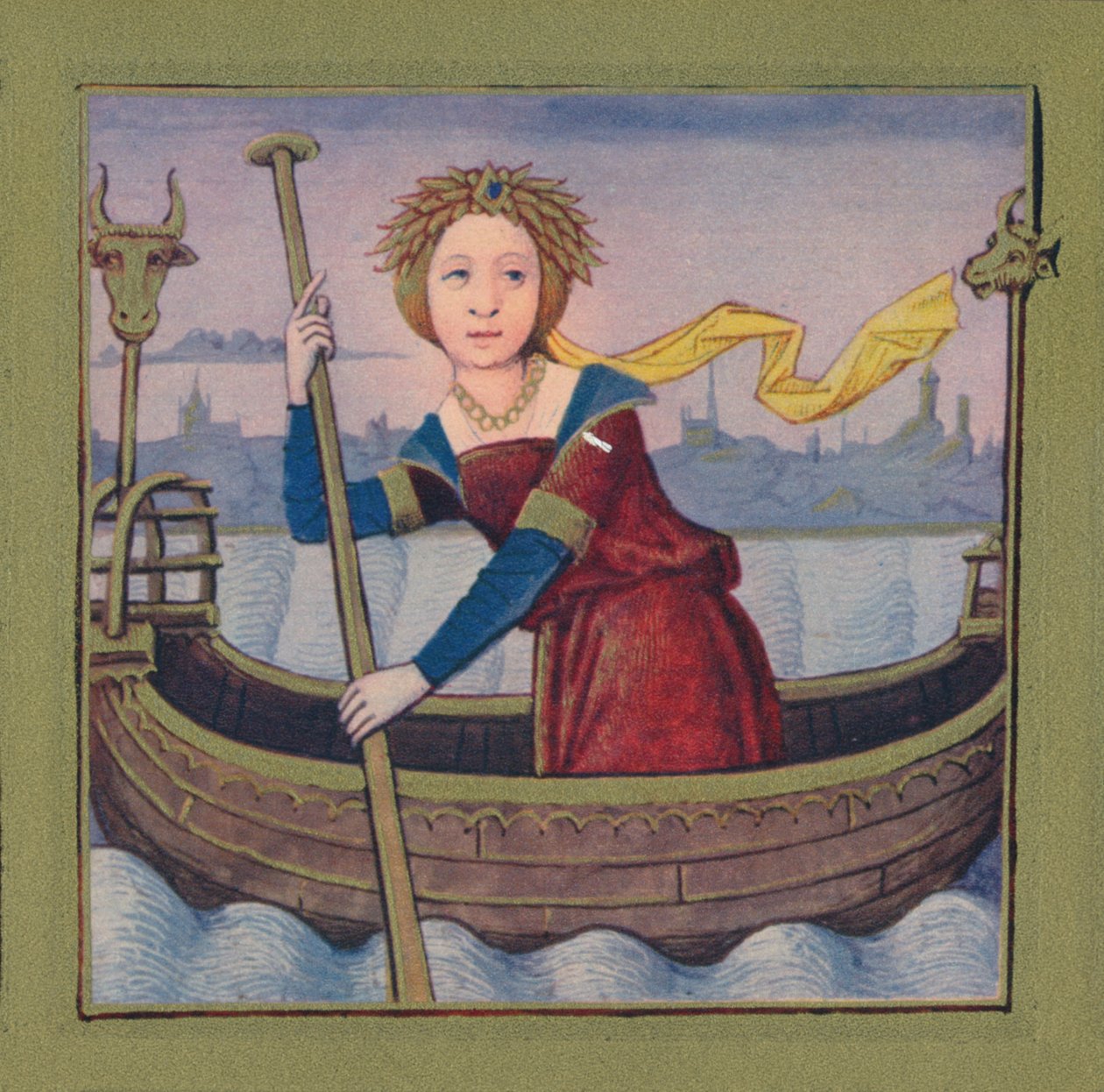 "Isis - královna Egypta", 1403, 1939 od Master of Berry