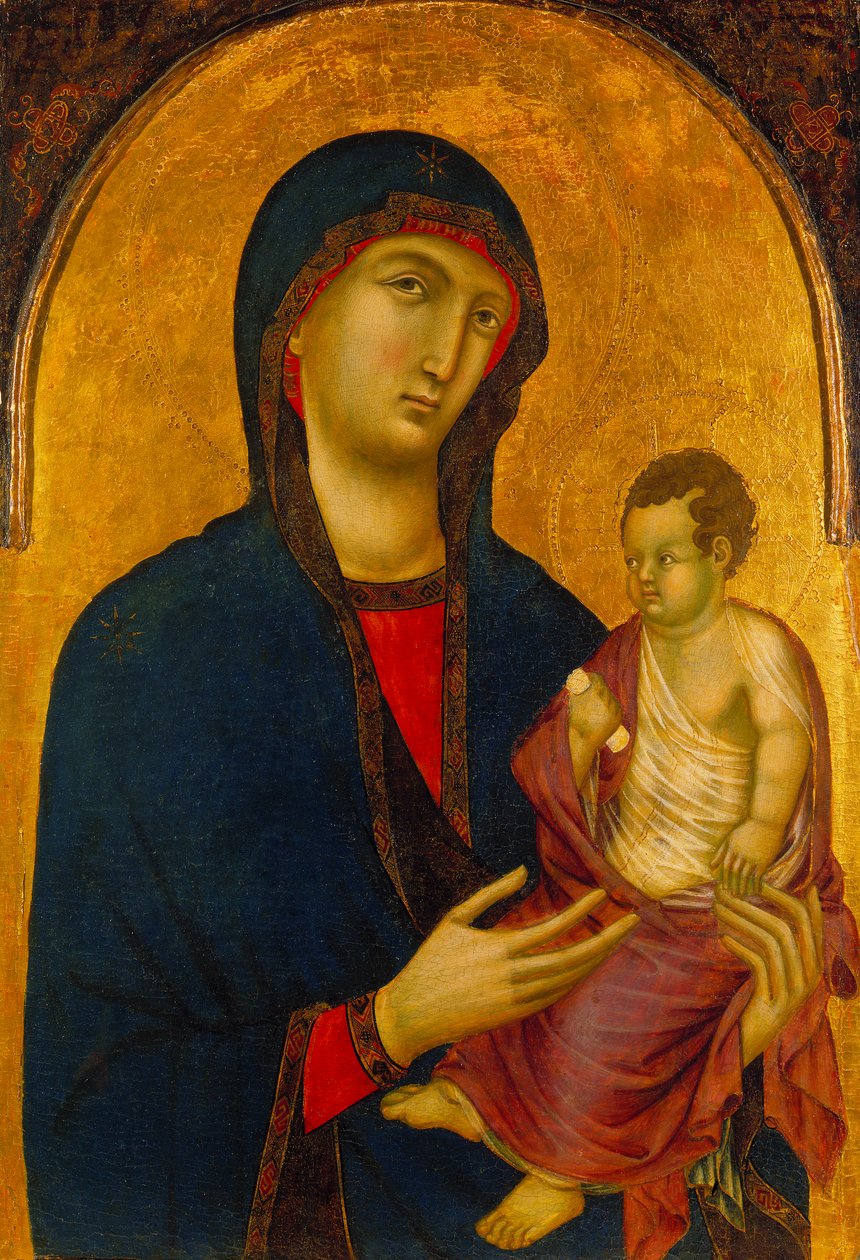 Madonna a dítě, cca 1305-20 (tempera na dřevěné desce) od Master of Citta di Castello