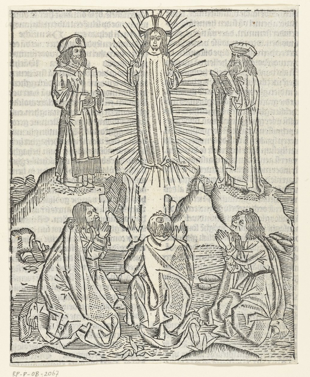 Proměnění Krista od Master of Delft (attributed to)