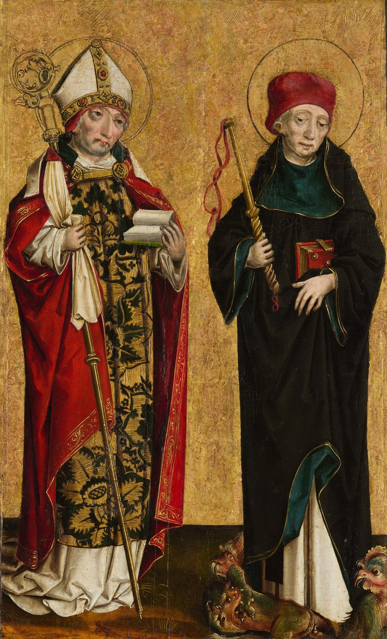 Svatý Vojtěch a svatý Prokop, ca. 1490-1500. od Master of Eggenburg