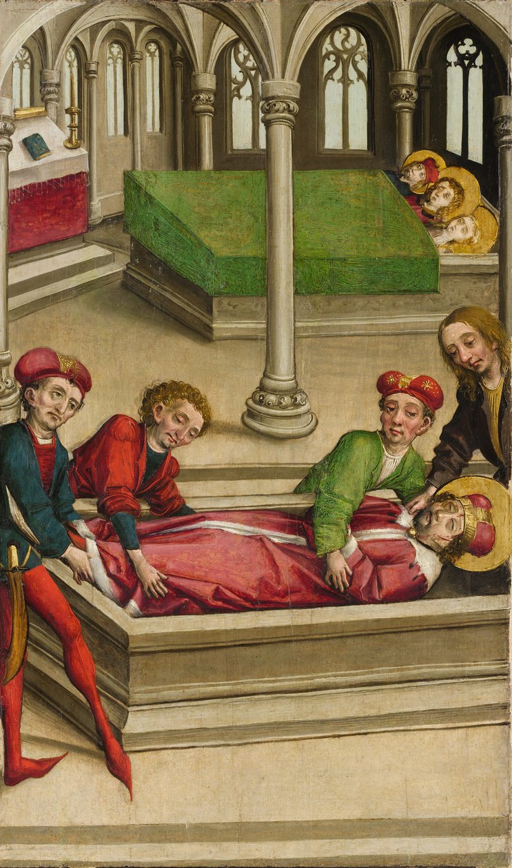 Pohřeb svatého Václava, ca. 1490-1500. od Master of Eggenburg