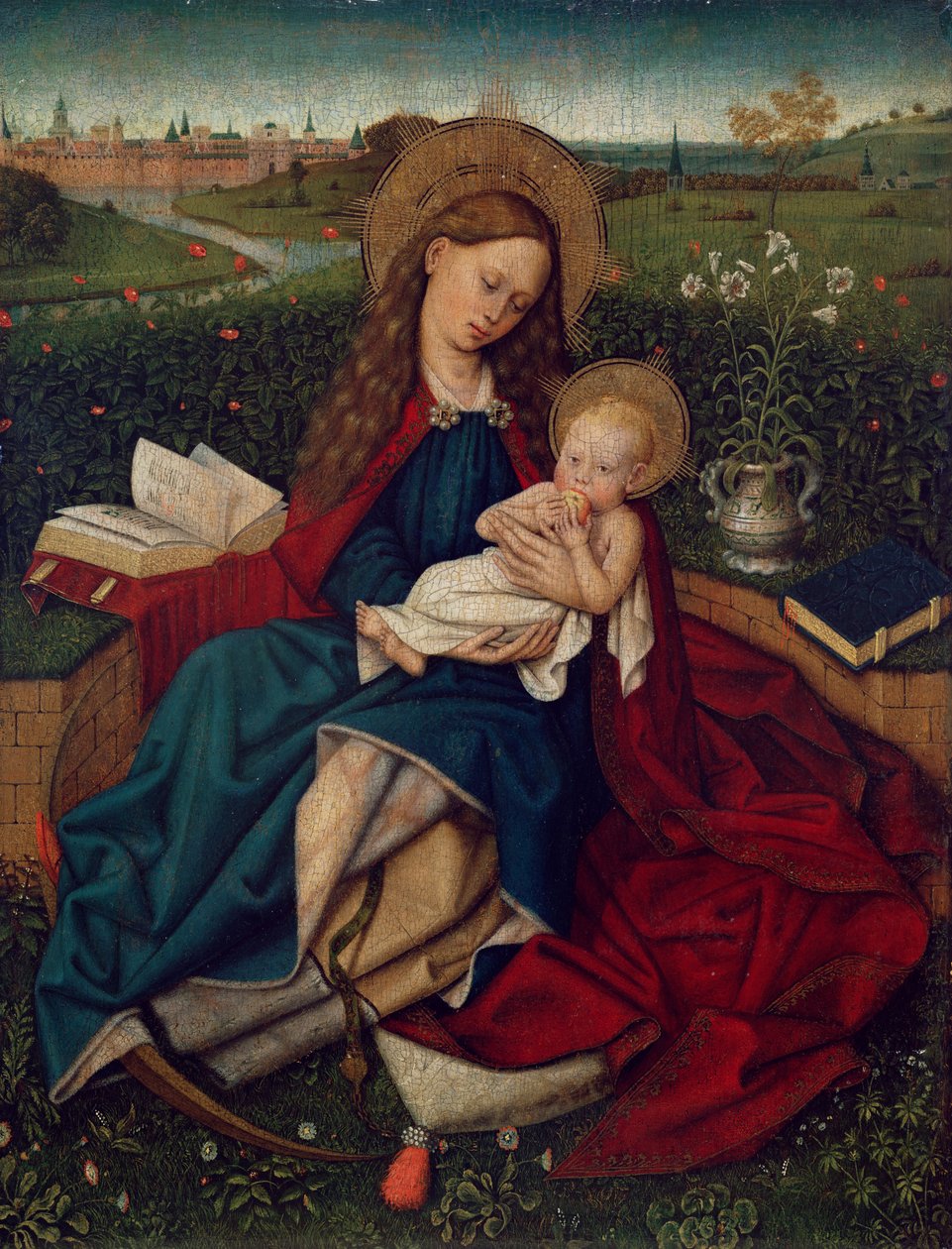 Madona pokory, kolem 1450-70 od Master of Flémalle