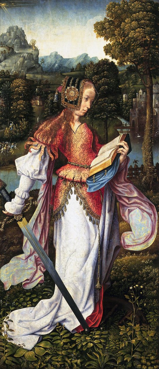 Svatá Kateřina od Master of Frankfurt