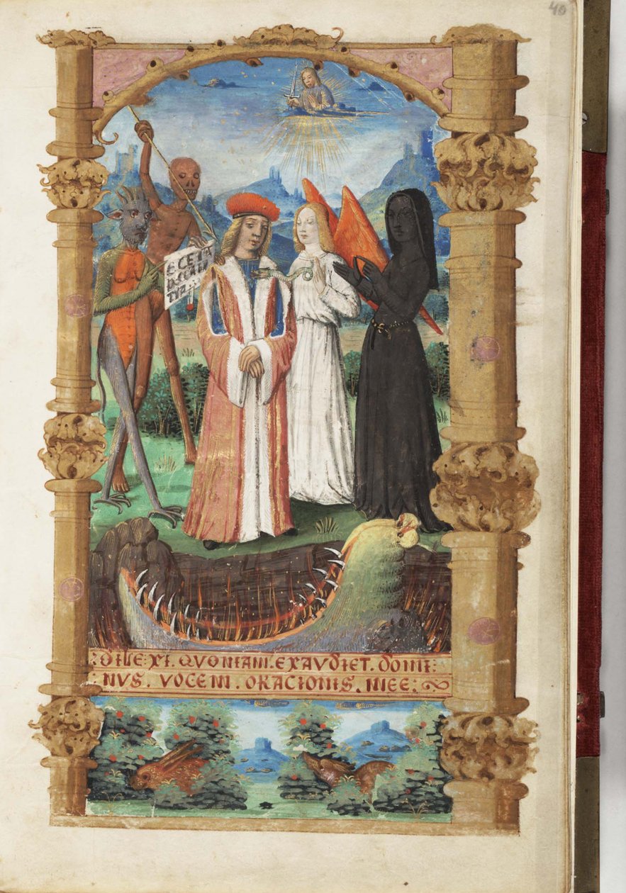 Alegorie smrti Kniha hodin, c. 1510 od Master of Jacques de Besançon