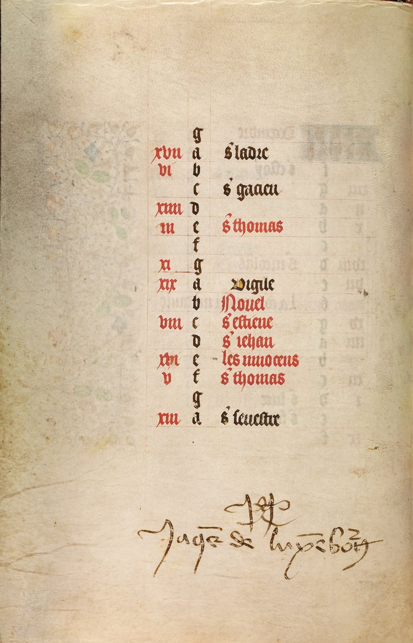 Pokračování kalendáře na prosinec od Master of Jacques of Luxembourg