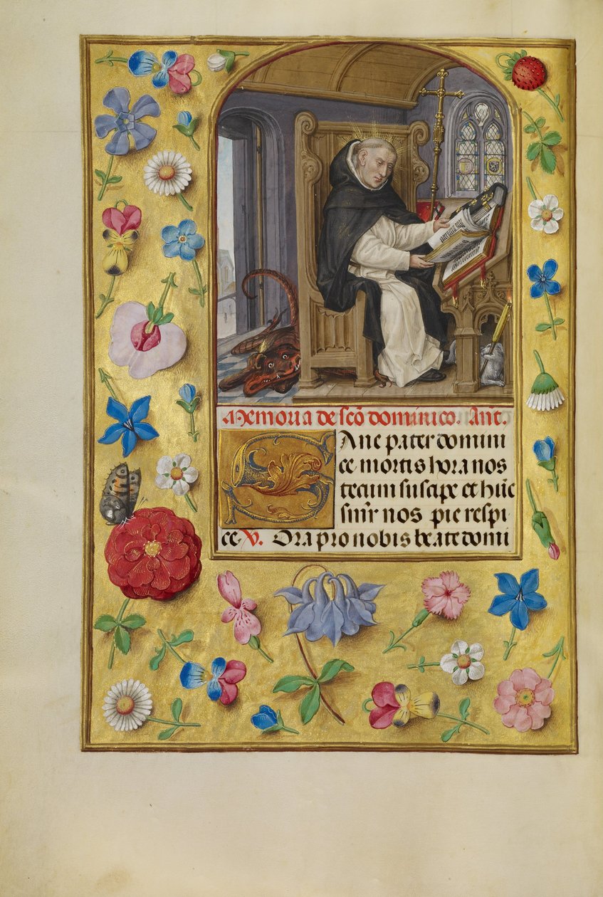 Svatý Dominiku od Master of James IV of Scotland