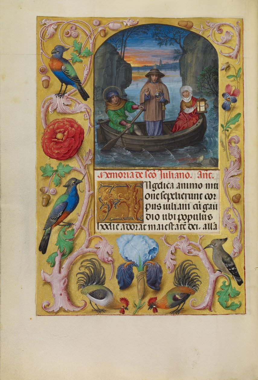 Svatý Julianus a jeho žena od Master of James IV of Scotland