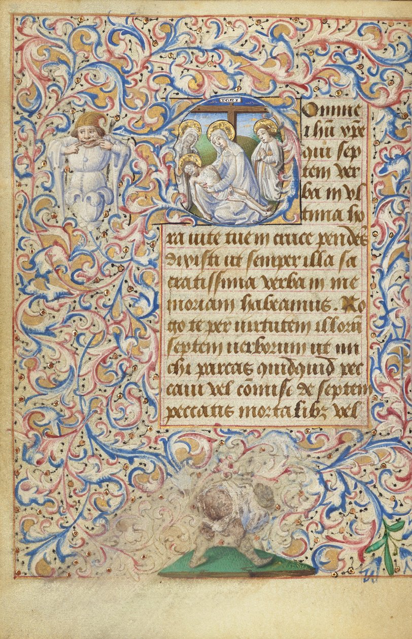 Počáteční D: Lamentace od Master of Jean Rolin II (Hand B)