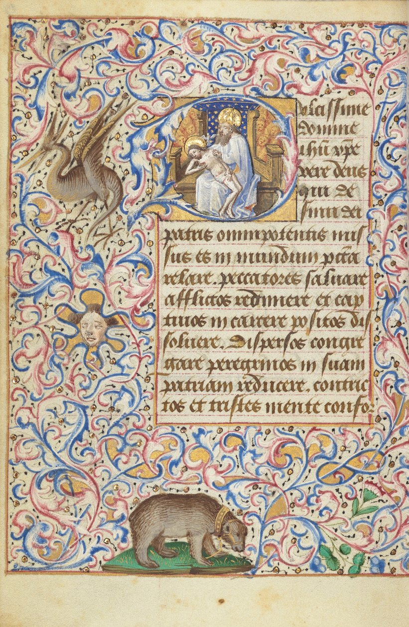 Trůn milosti Trojice od Master of Jean Rolin II (Hand B)