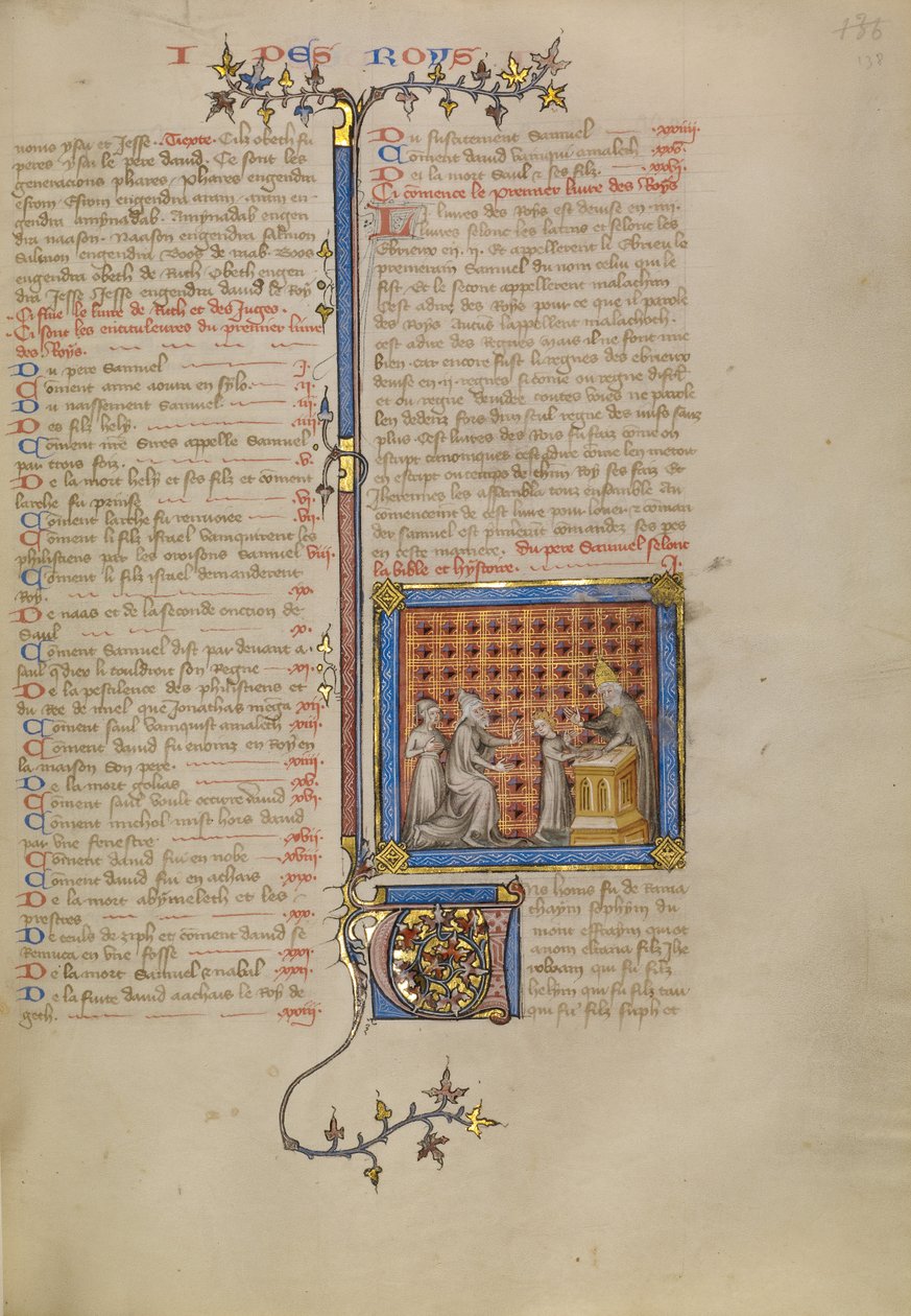 Samuel před knězem Élim od Master of Jean de Mandeville