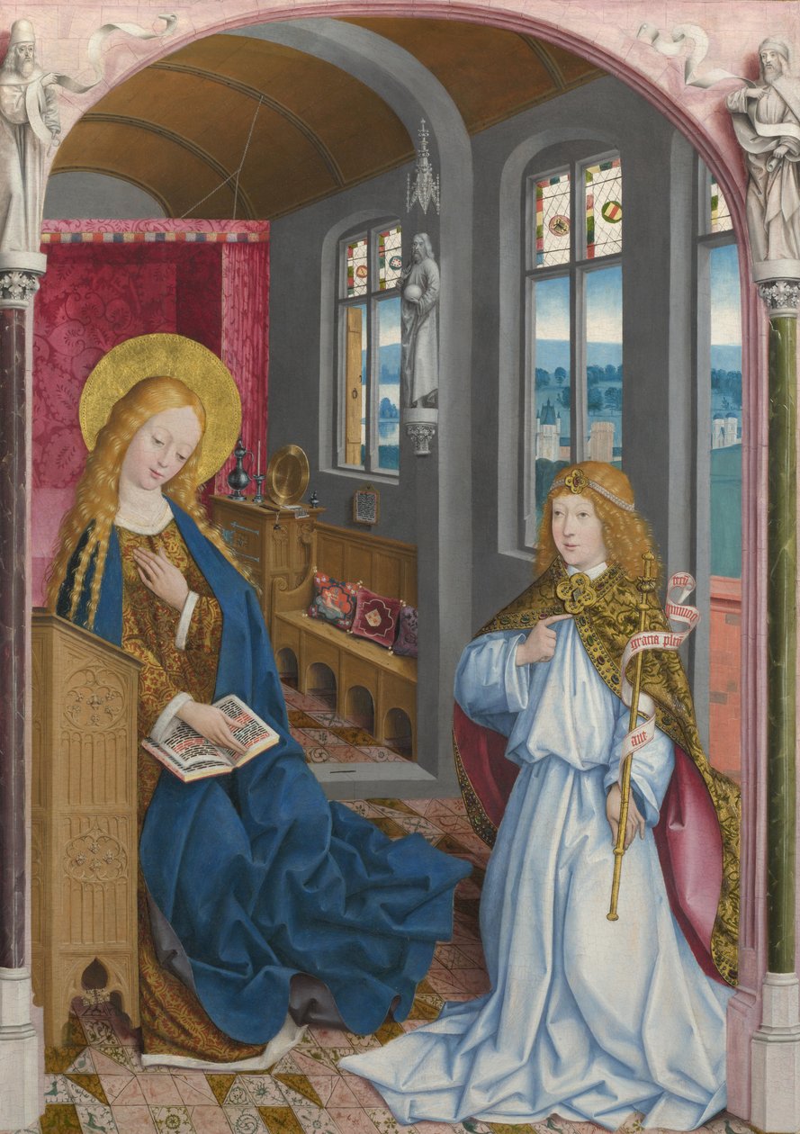 The Annunciation The Liesborn Altarpiece, ca. 1470-1480 od Master of Liesborn