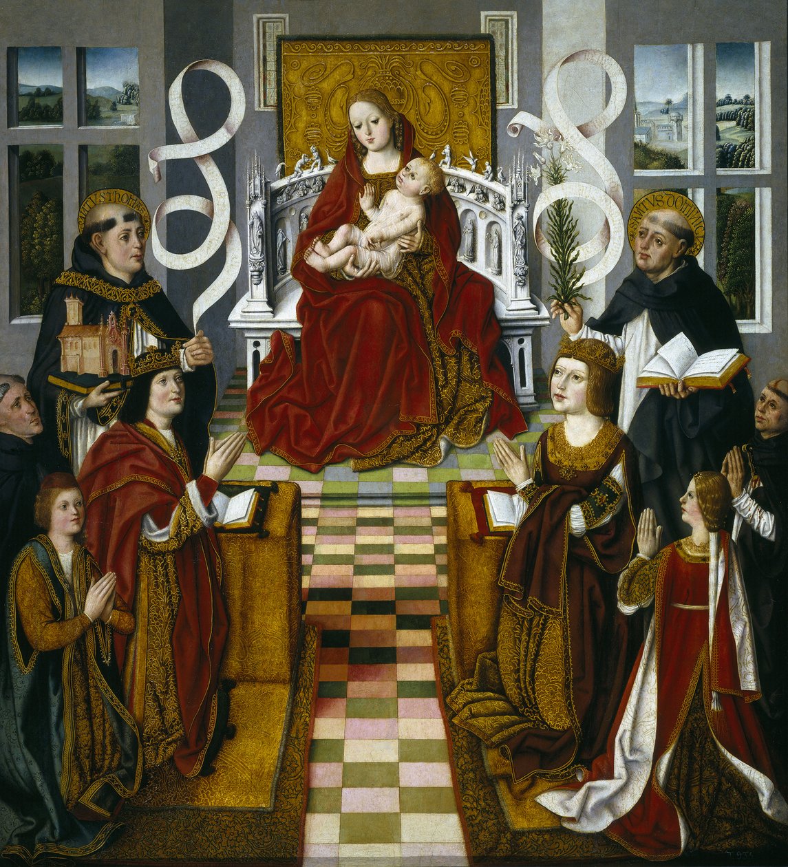 Madona katolických panovníků, 1491-1493 od Master of Madonna of the Catholic Monarchs