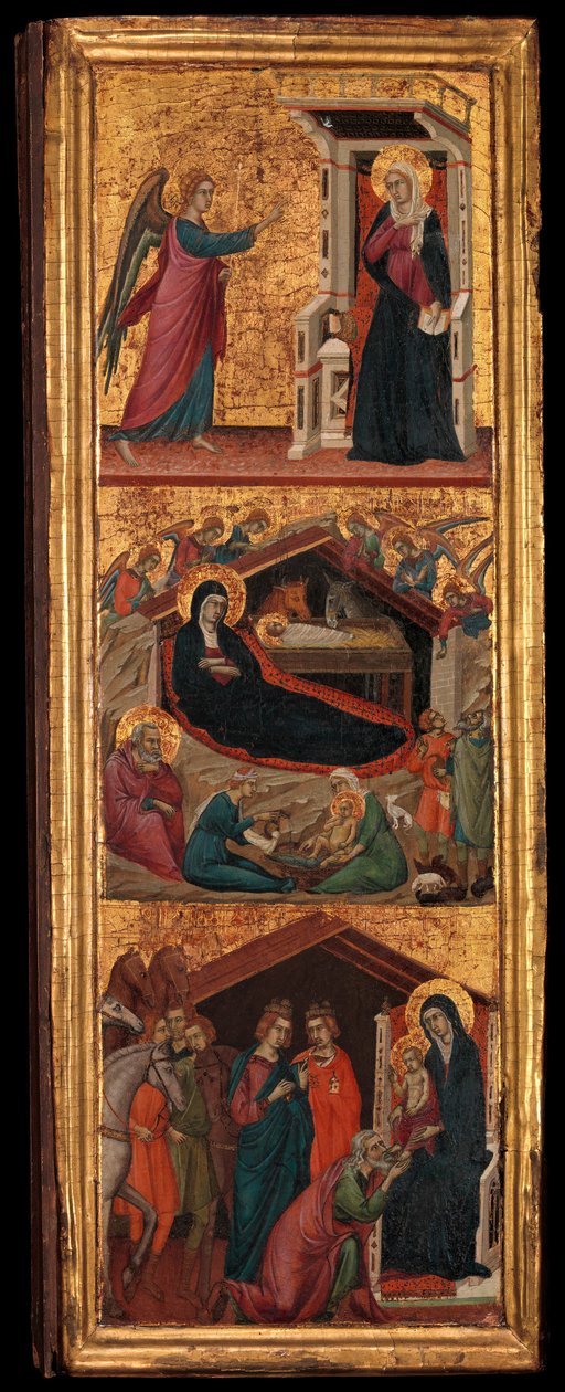 Svatí a scény ze života Panny, ca. 1320. od Master of Monte Oliveto