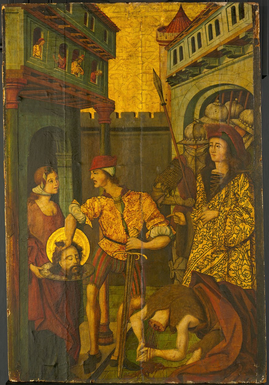 Stětí svatého Jana Křtitele, 14901500. od Master of Palanquinos
