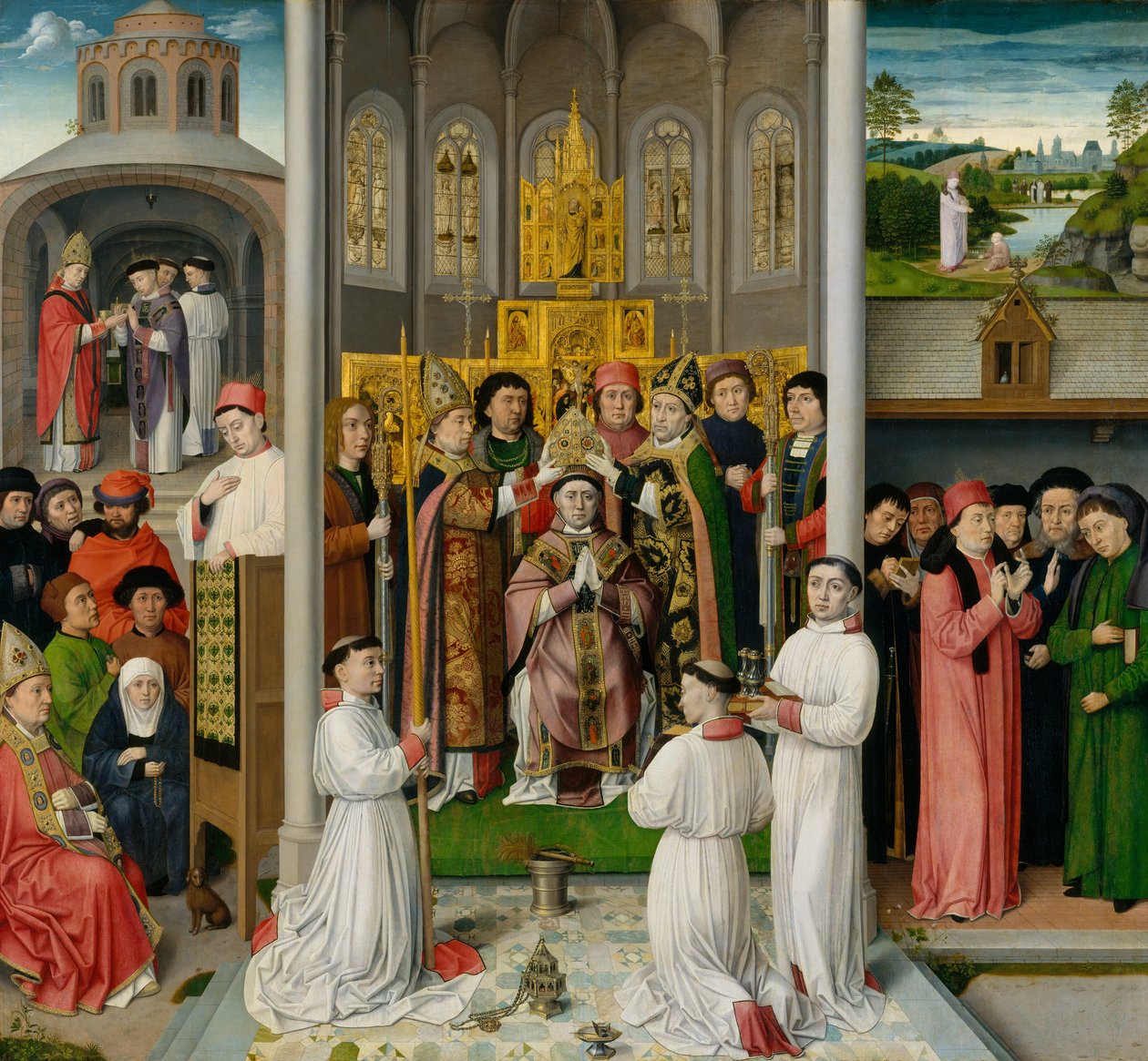 Scény ze života svatého Augustina z Hrocha, ca. 1490. od Master of Saint Augustine