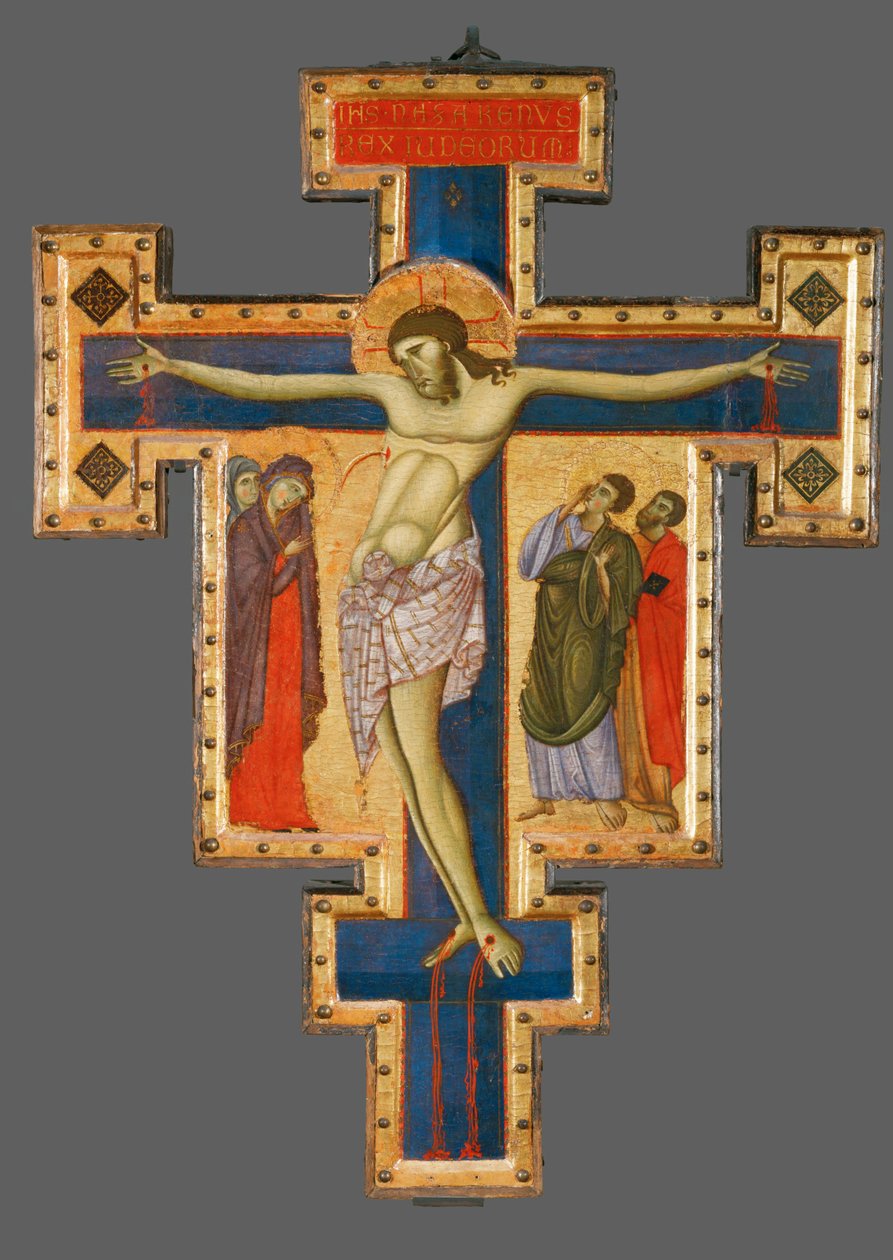 Krucifix z Umbrie, druhá polovina 13. ... od Master of Saint Francis of Assisi