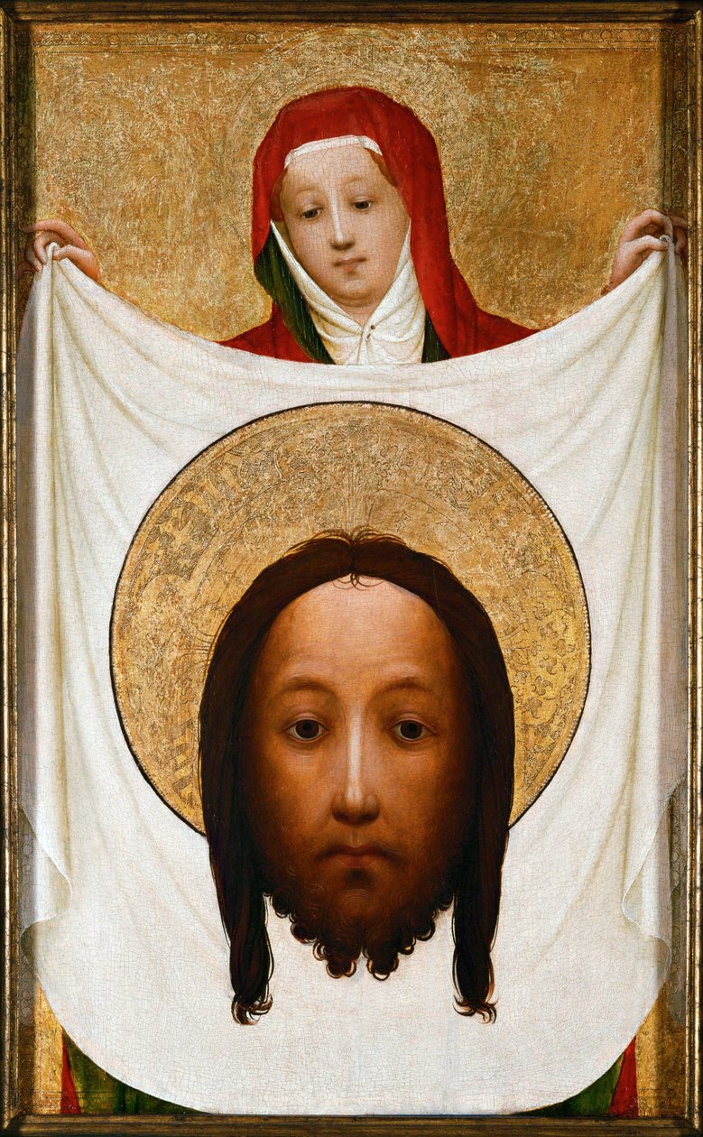 Svatá Veronika s Kristovým sudáriem (olej na ořechu) od Master of Saint Veronica