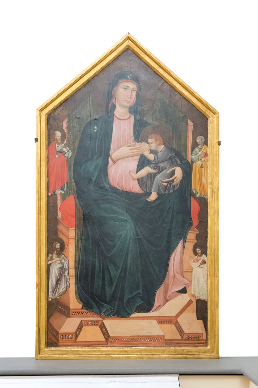 Madona s dítětem se svatými, cca 1300 (panel) od Master of San Gaggio