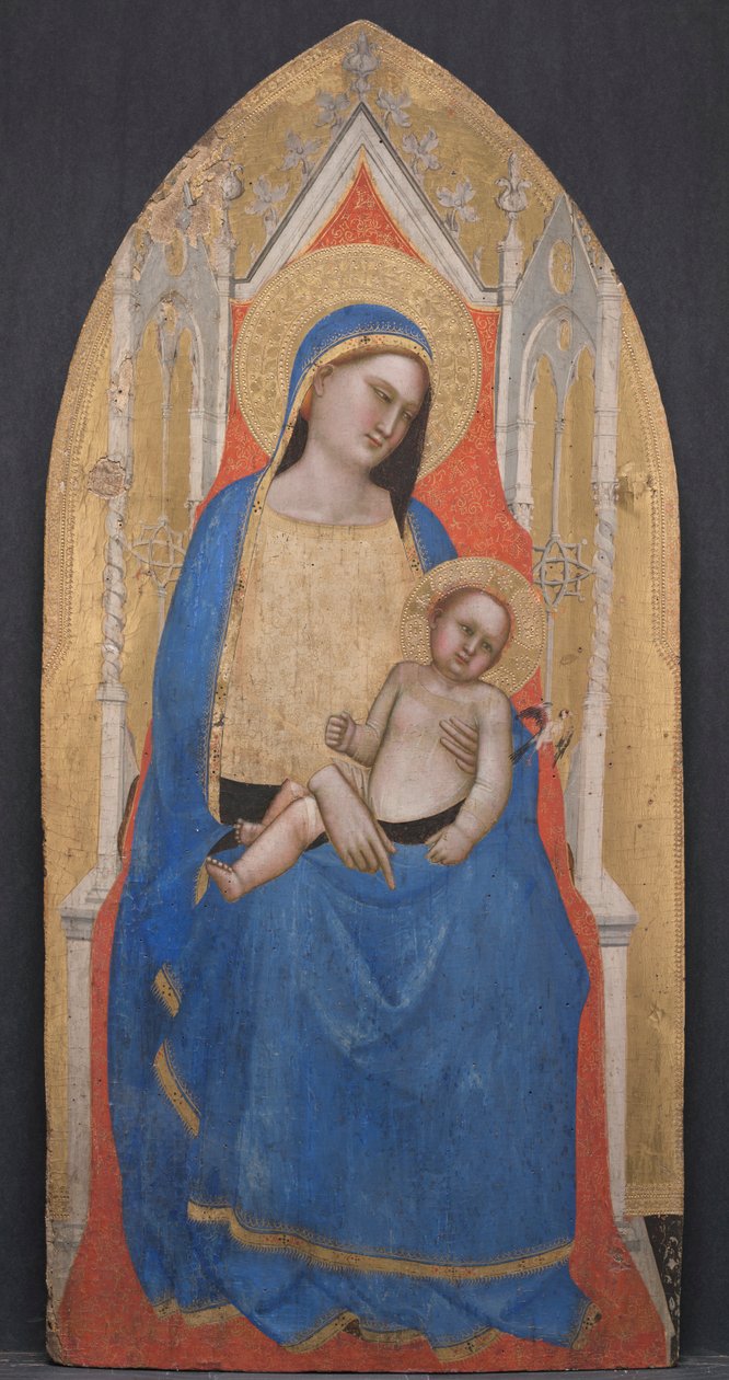Madonna a dítě na trůnu, c. 1350. od Master of San Lucchese