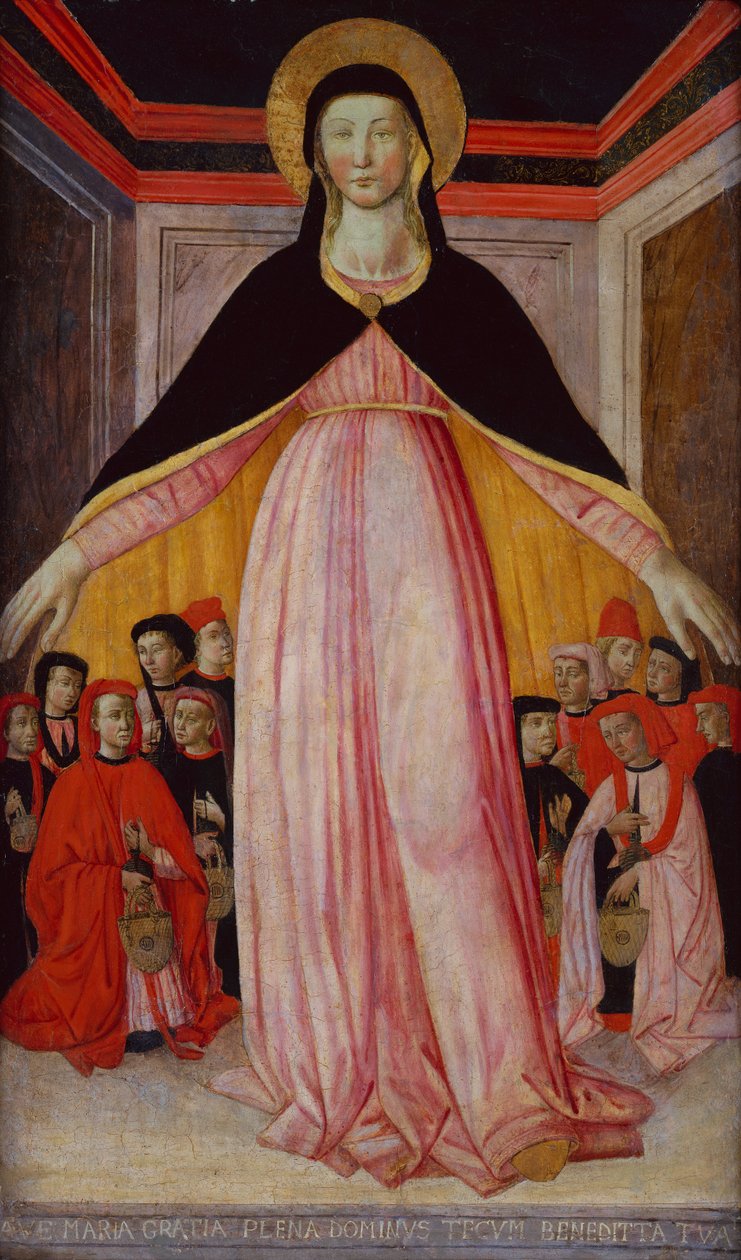 Madonna milosrdenství od Master of San Miniato
