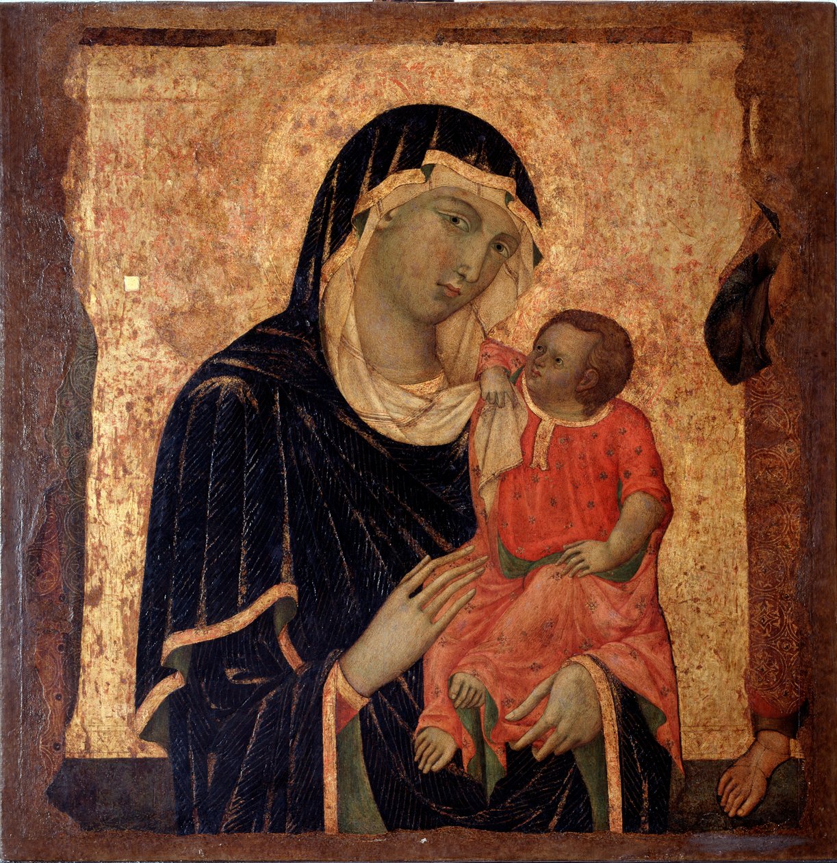 Panna s dítětem (obraz, cca 1350) od Master of Santa Maria di Castello