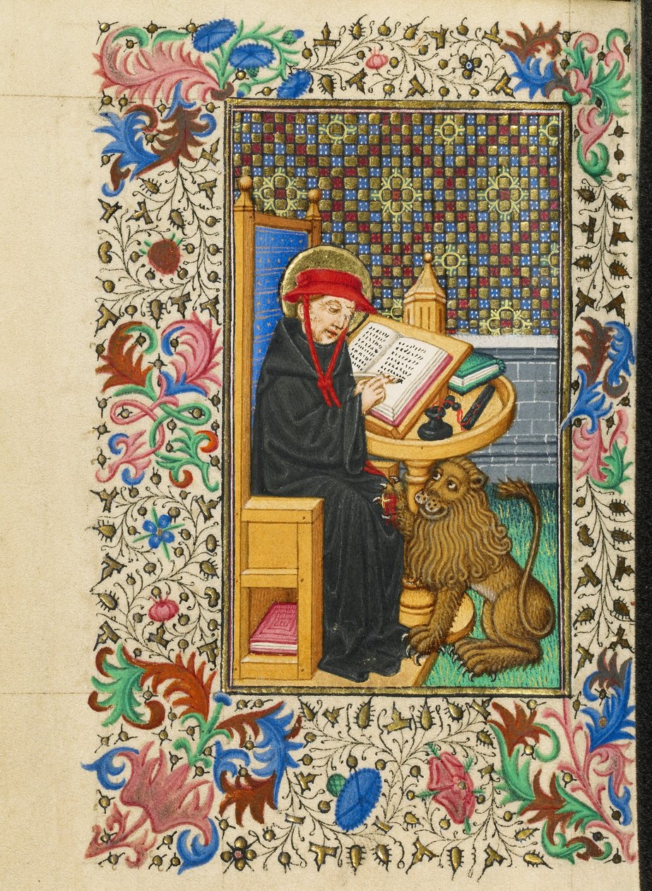 Svatý Jeroným ve své pracovně od Master of Sir John Fastolf