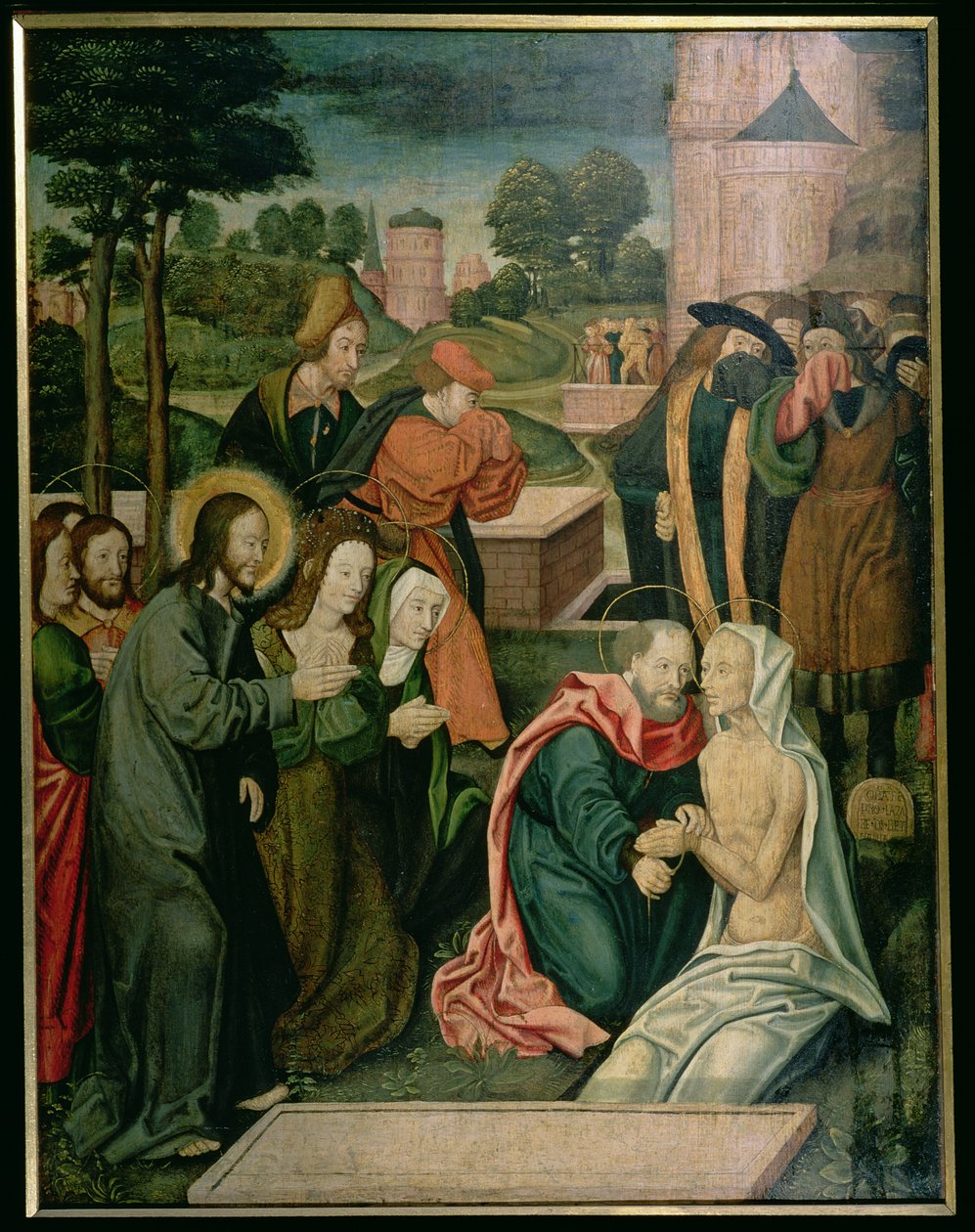 Vzkříšení sv. Lazara (viz 160860 pro pár) od Master of St. Severin