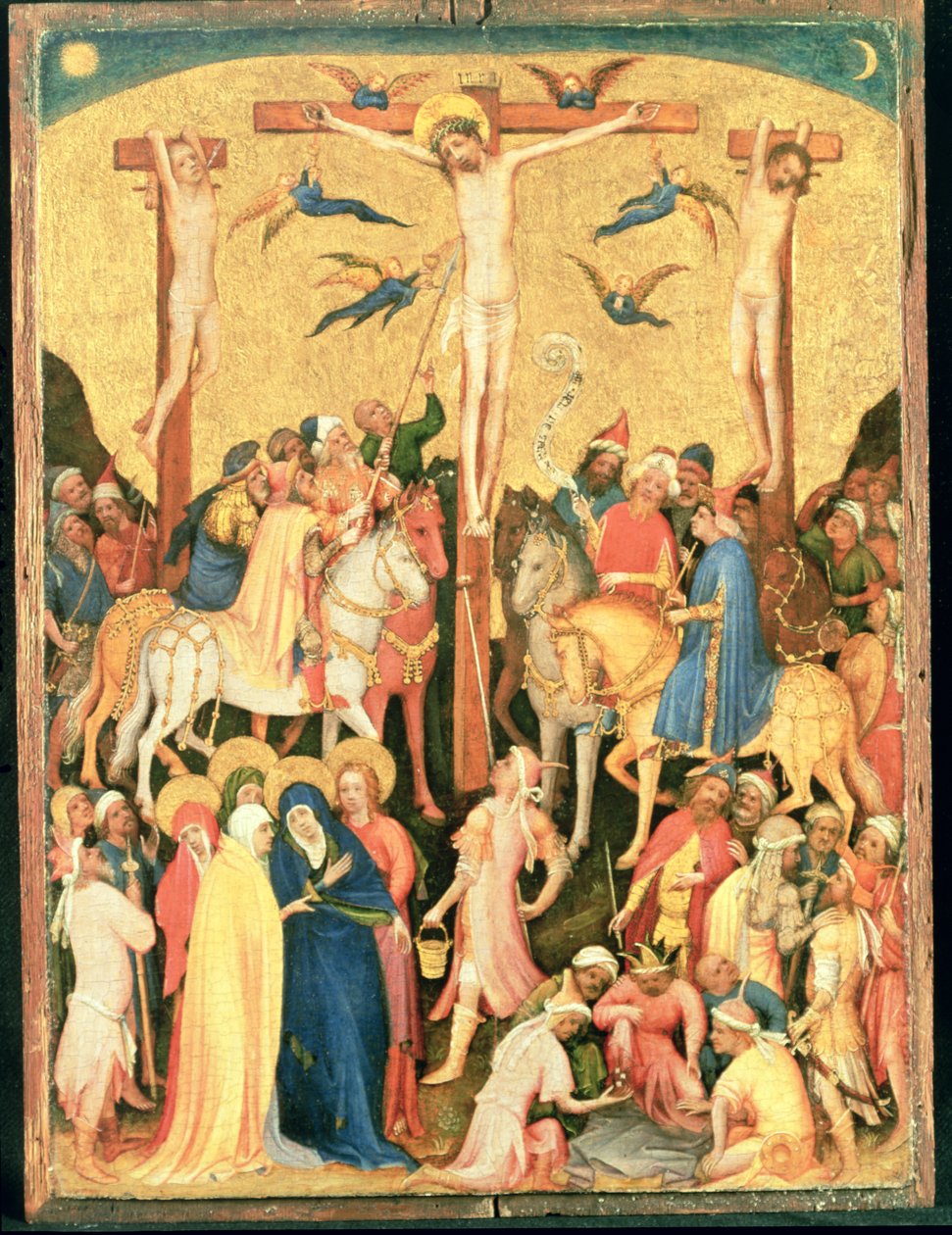 Kalvárie (olej na desce) od Master of St. Veronica