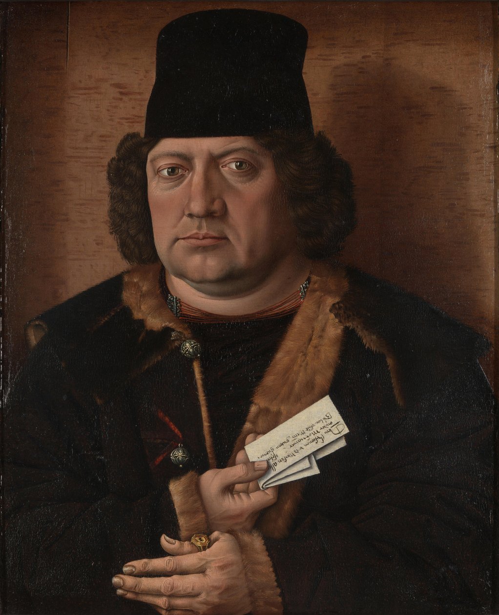 Portrét Alexandra Mornauera, cca 1464-1488 od Master of The Mornauer Portrait